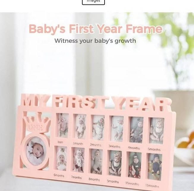 MY FIRST YEAR – Baby 12 Months Photo Frame