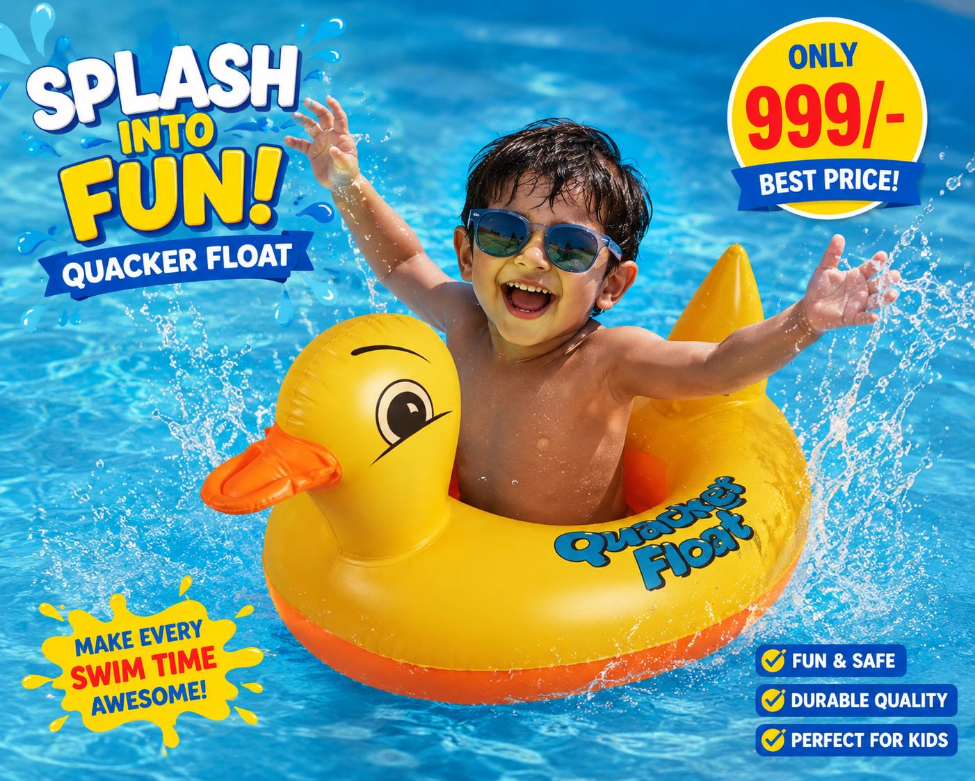 Duck Swimming Tube for Kids
