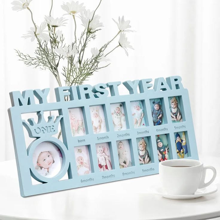 MY FIRST YEAR – Baby 12 Months Photo Frame